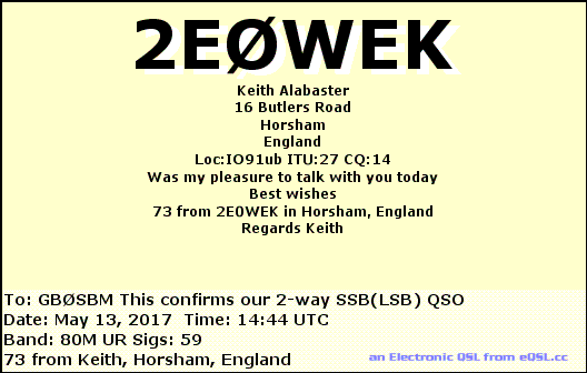 QSL Card