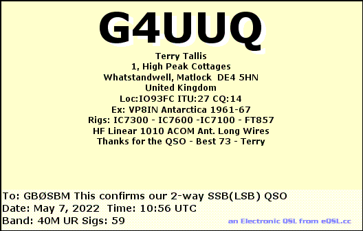 QSL Card