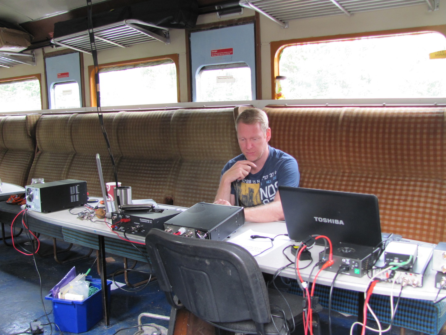 Mark M0SKV Operating GB0SDR