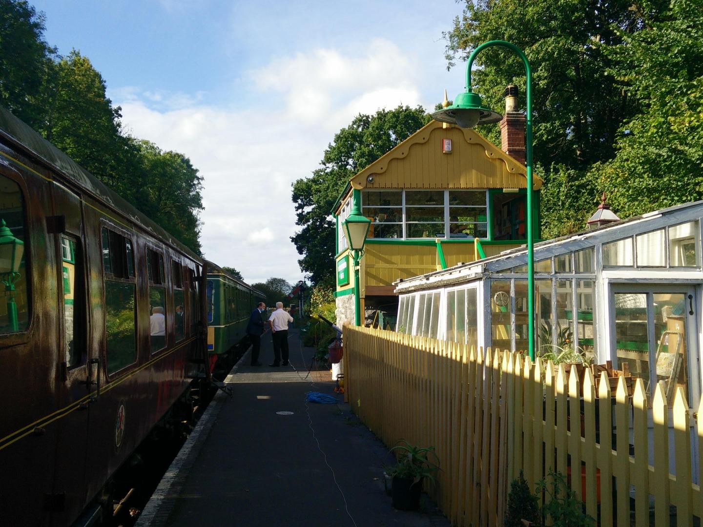 Platform, Signal Box and DMU