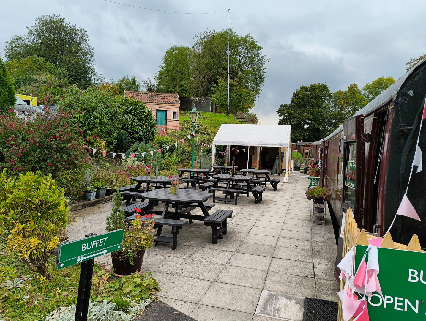 Restaurant Car and Patio Restaurant Car and Patio