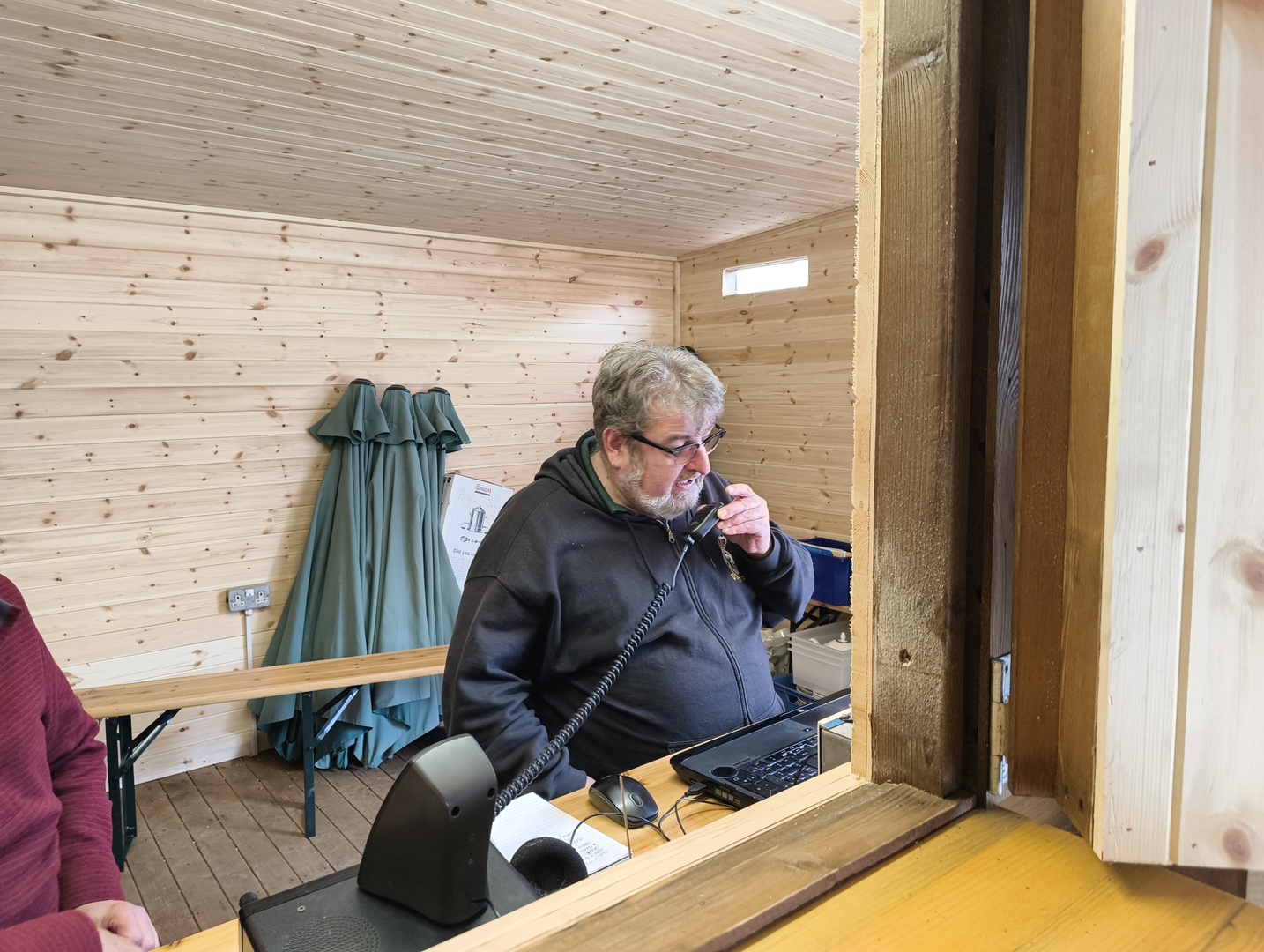 Greg 2W1BUF operating GB0SDR Greg 2W1BUF operating GB0SDR