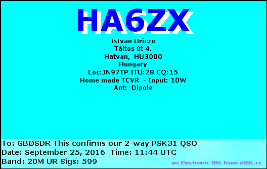 QSL Card