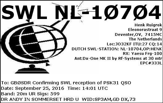 QSL Card