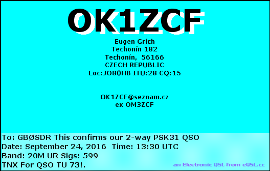 QSL Card