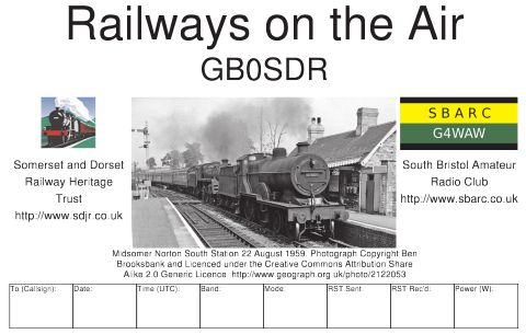 Railways QSL Card