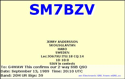 QSL Card