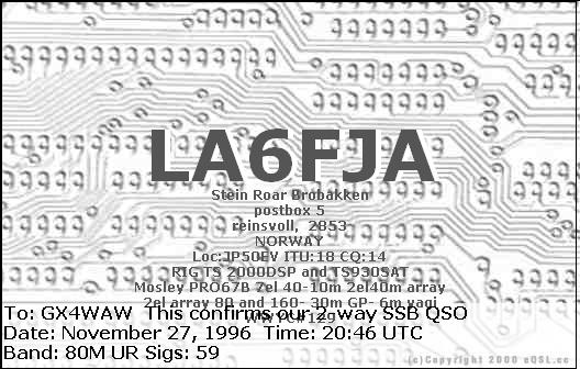 QSL Card