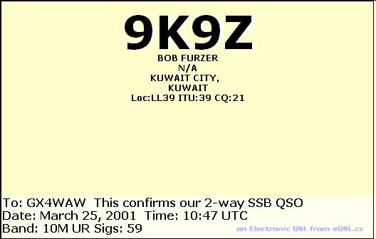 QSL Card