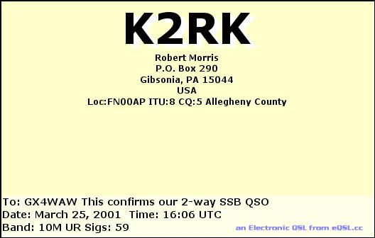 QSL Card