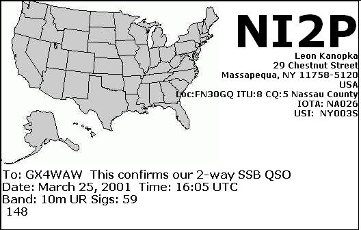 QSL Card