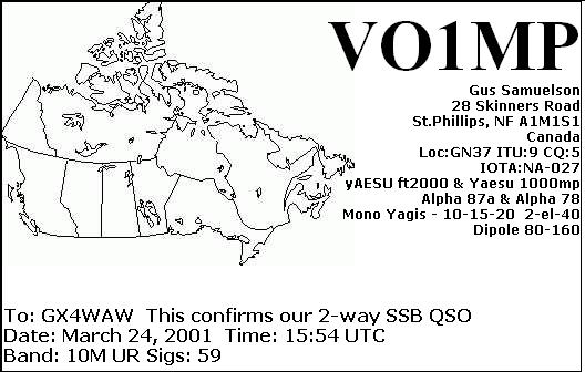 QSL Card