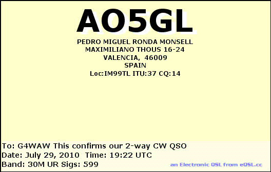 QSL Card