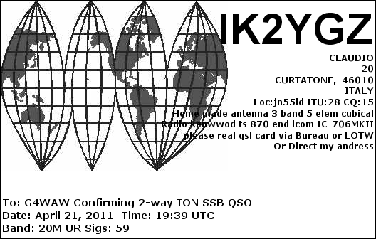 QSL Card