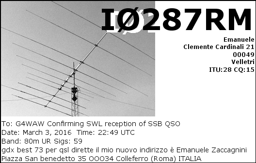 QSL Card