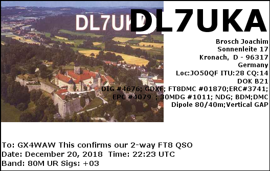 QSL Card