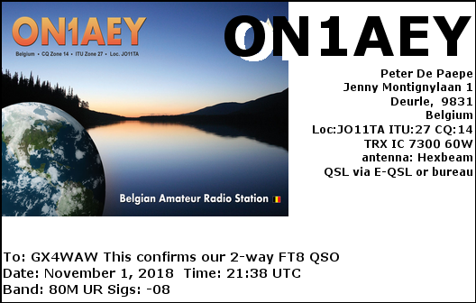 QSL Card