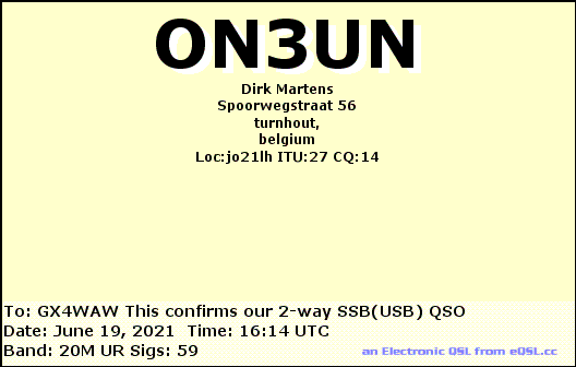 QSL Card