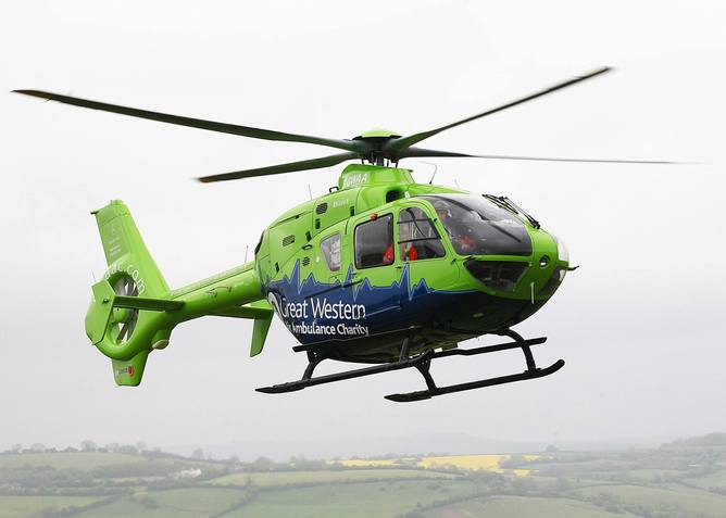 GWAAC Helicopter in Flight