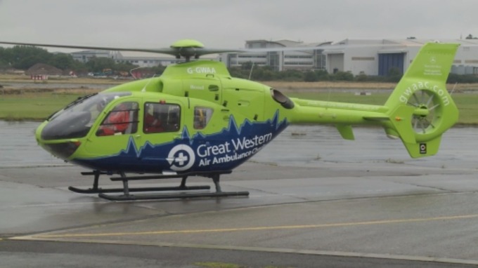 GWAAC Helicopter on the ground