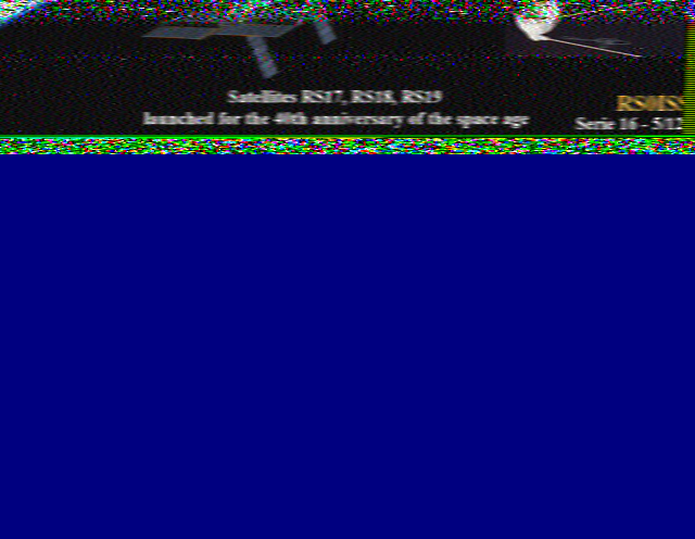 ISS SSTV Image