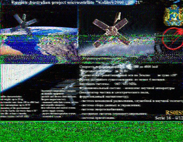 ISS SSTV Image