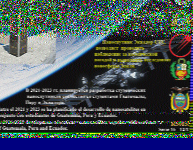 ISS SSTV Image